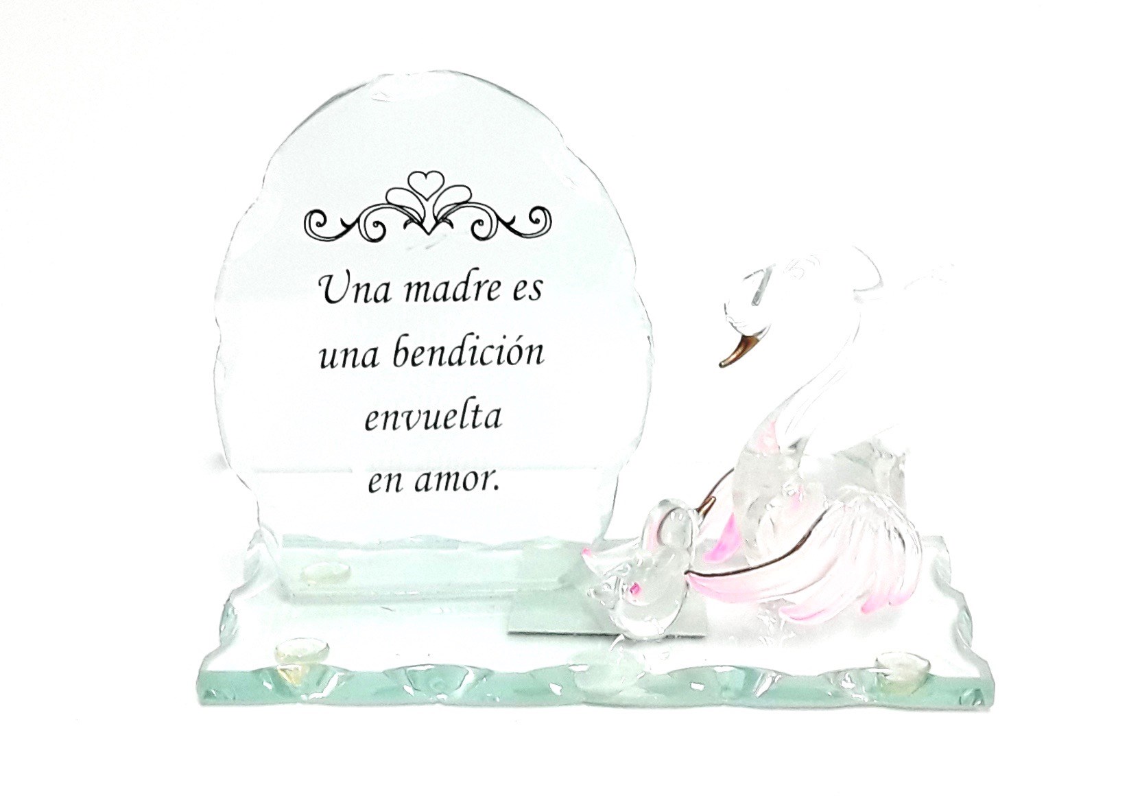 4" H Swan Mom Plaque (image for) 4" H Swan Mom Plaque