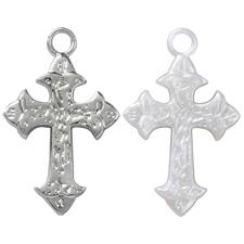 Silver Cross Favor Accents 20 Ct
