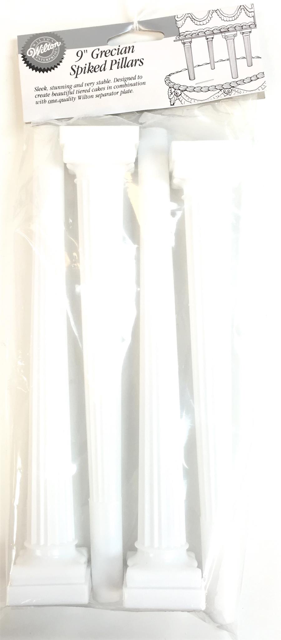 9" Grecian Spiked Pillars (image for) 9" Grecian Spiked Pillars